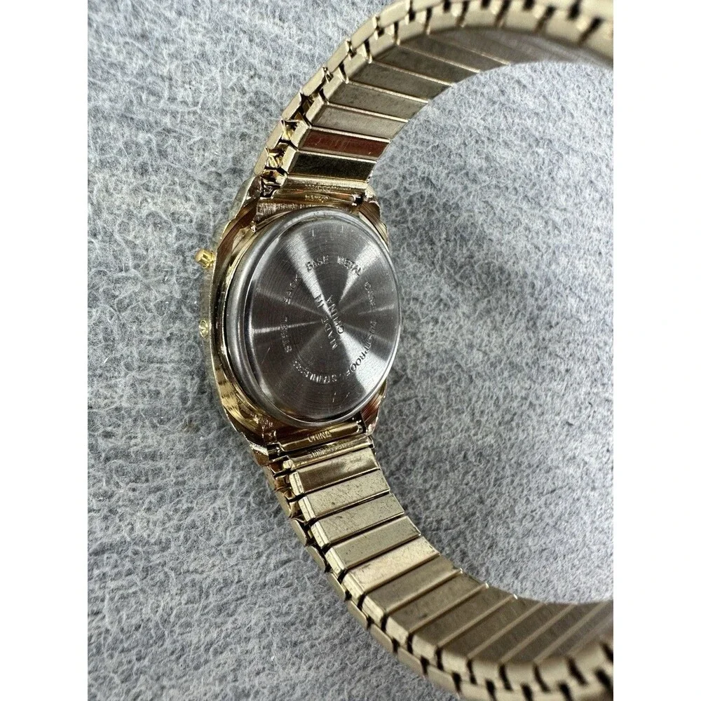 PETERBILT TRUCK Vintage Digital Mechanical Analog Gold Tone Watch